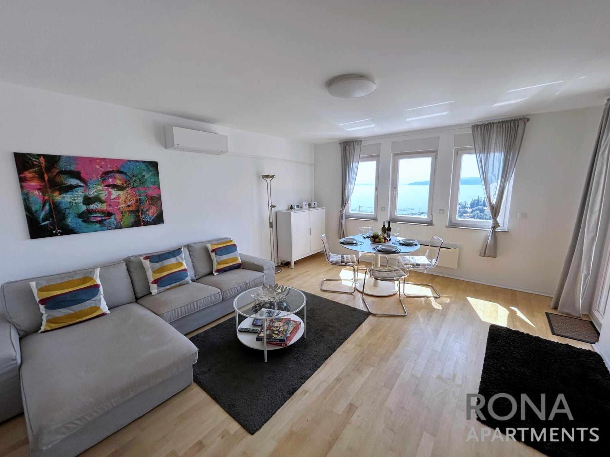 Rona Spacious Apartment With A Panoramic View Ičići Εξωτερικό φωτογραφία